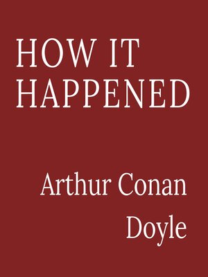 cover image of How It Happened